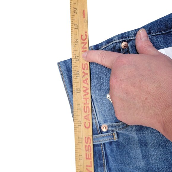 Denizen From‎ Levi's Vintage High-Rise 5" Inseam Jean Shorts Size 14 / 32 Blue - Picture 7 of 13